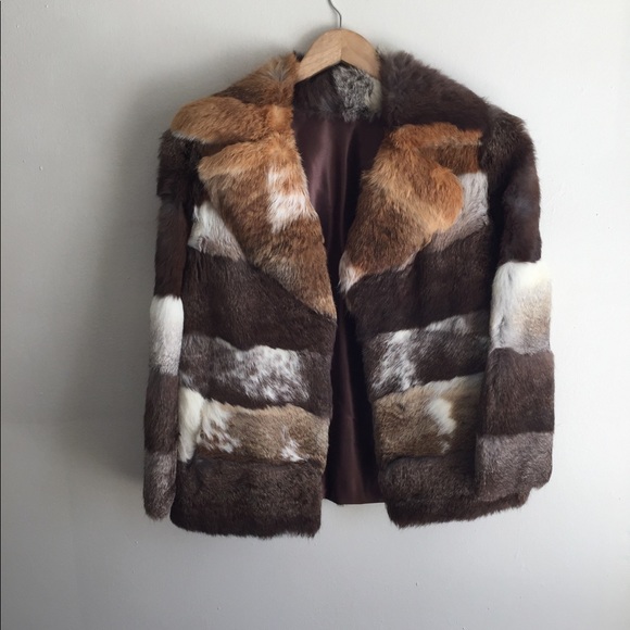 Jackets & Blazers - Rabbit fur coat